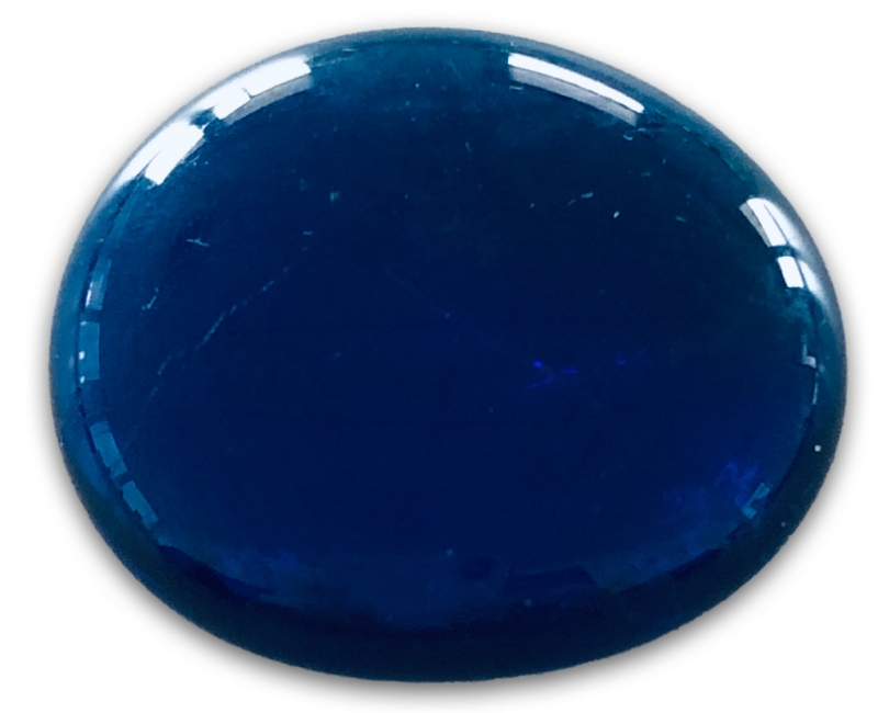 Gabriel-Crystal (Ø ca. 30 mm), indigoblau