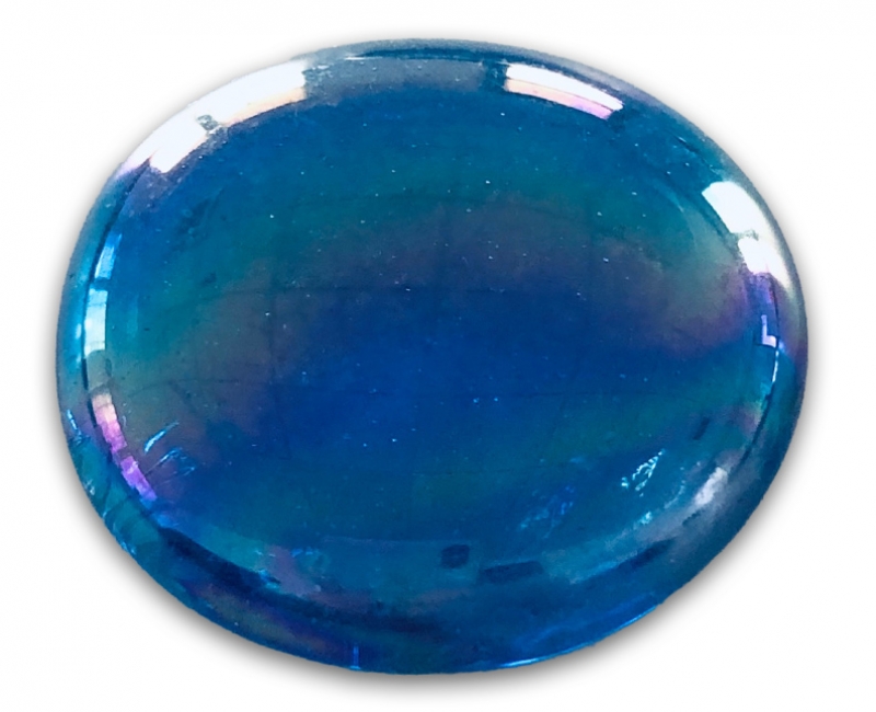 Gabriel-Crystal (Ø ca. 30 mm), hellblau