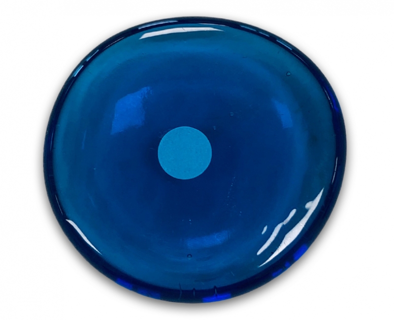 Gabriel-Crystal (Ø ca. 40 mm), indigoblau / Spezial „S“
