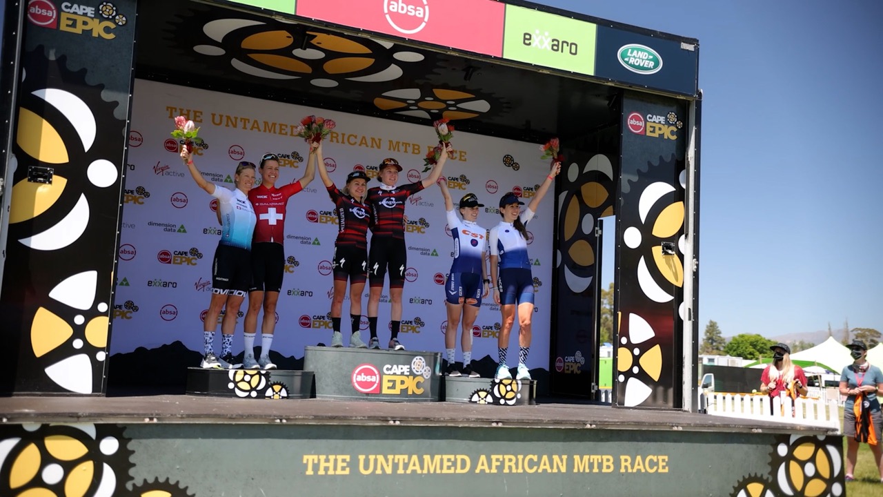 Das Team SALUSMED beim Cape Epic 2021