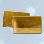 Gabriel-Tech Frequenzkarte 14 Karat vergoldet