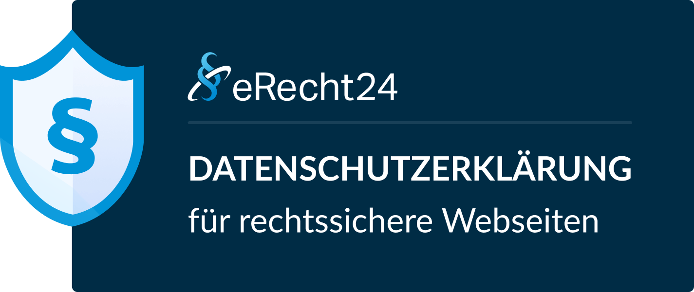 eRecht24 - Datenschutzerklärung-Siegel